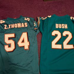 Vintage Dolphins Jerseys Lot Of 2 