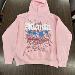 Medium Pink Atlanta Spider Hoodie