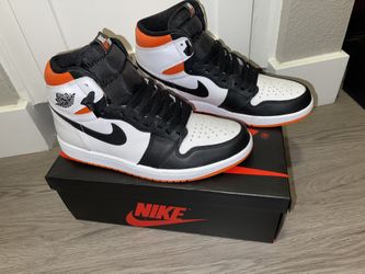 Jordan 1 Retro High Electro Orange Men Size 8