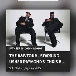Chris Brown X Usher R&B Floor Ticket
