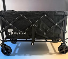 Black Rolling wagon cart