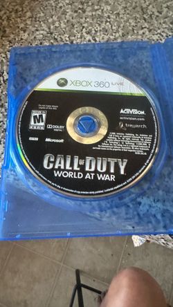 Xbox 360 Call of Duty World at War