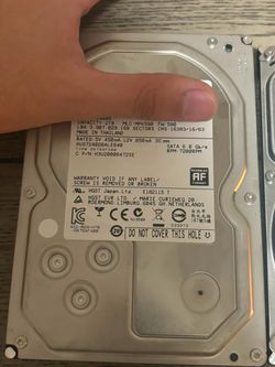 3.5TB hard drives and 768GB NVMe ssd