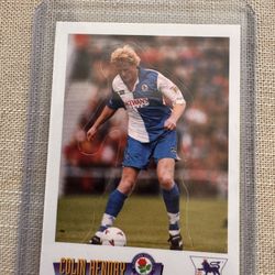 1996 Merlin Collection Colin Hendry “punch out” card Blackburn Rovers New, Pack fresh!