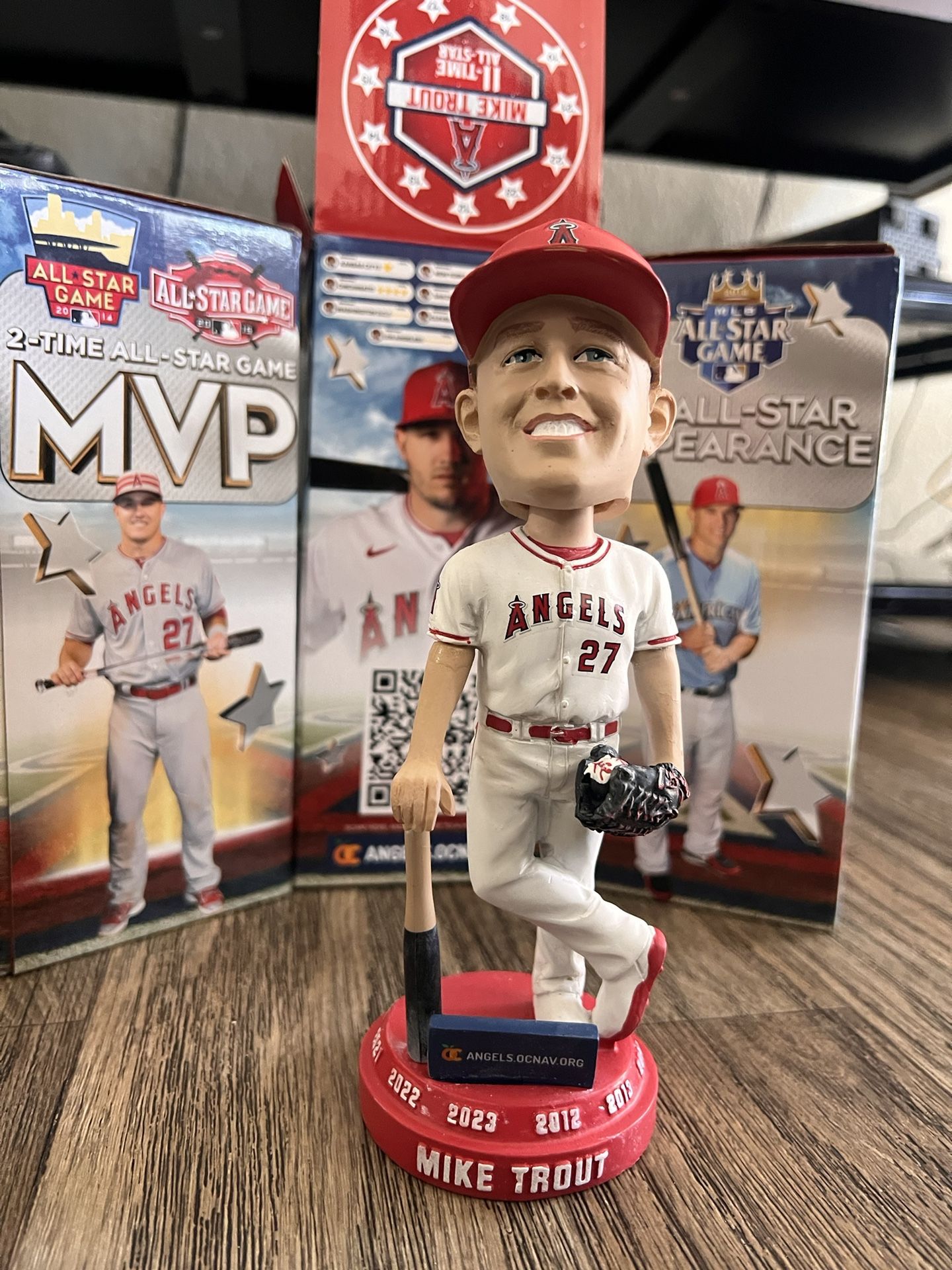 Mike Trout 11x All Star Bobble Head New