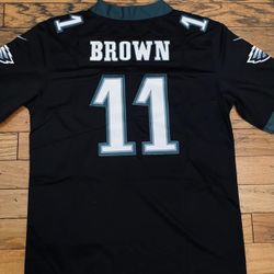 Black Philadelphia Eagles AJ Brown jersey Have Barkley Too