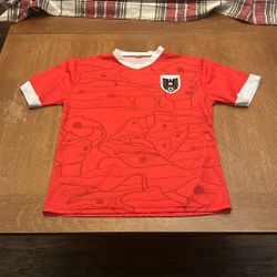 Austria Soccer Jersey Medium