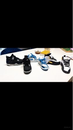 9 pairs!!!! Youth Size 4 Jordan’s!!