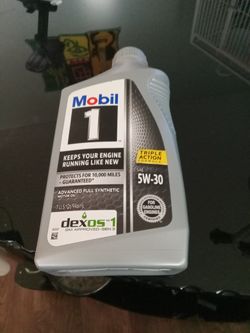 Mobil ONE Full Synthetic Oil 5w- 30