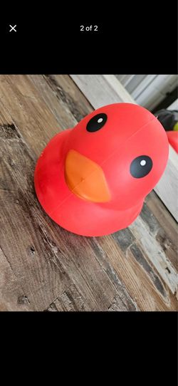 Red rubber duck