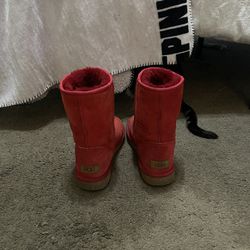 Authentic Red Ugg Boots Size 8 Winter Boots