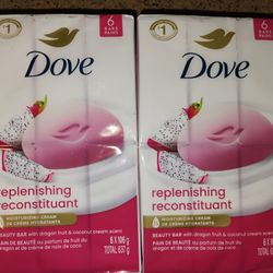 Dove 6 Pack Bar Soap