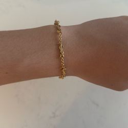YSL Gold Chain Bracelet