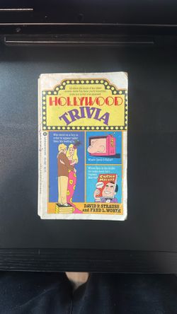 Hollywood Trivia - Vintage Book 