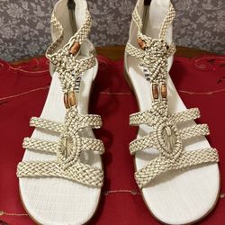 Women’s Flat Shoe Gladiator Ankle Strap Sandal