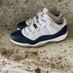 Air Jordan 11 Retro Low 'Navy Snakeskin' 2019 - CD6846 102-Size 11