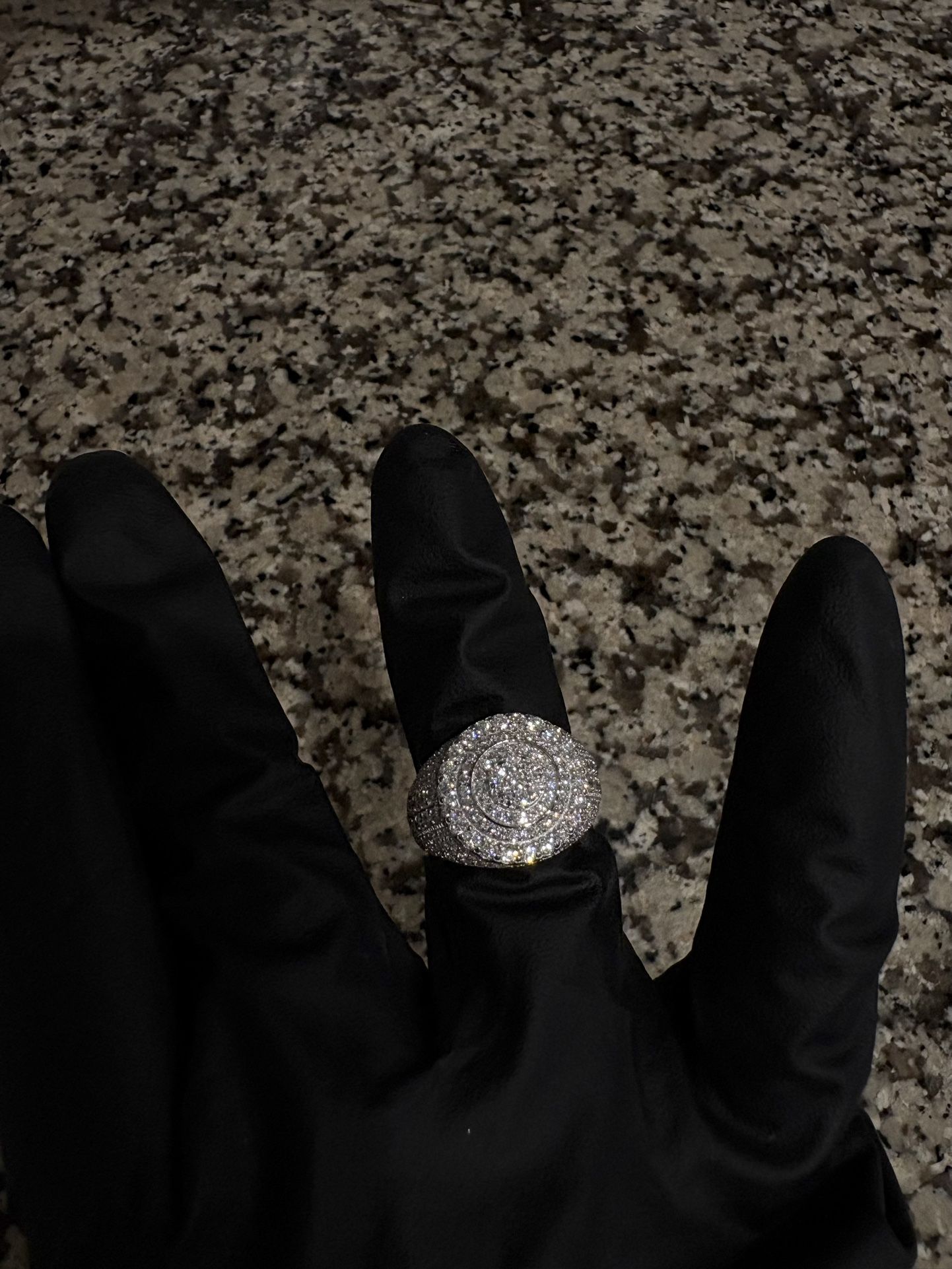 Moissanite Ring. Size 10. Passes Diamond Tester