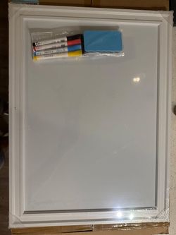 Cork Board and Magnetic Whiteboard Combo - New