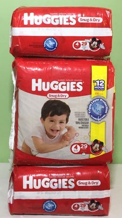 HUGGIES Snug Dry # 4