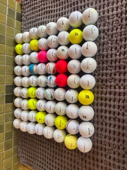 72 mixed used golf balls