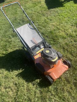 Yard Max Push Lawn Mower With Bag Lawnmower 