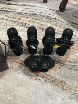 5.1 Logitech computer surround sound system