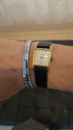 Vintage Certina Tank Mechanical Wind Up Unisex