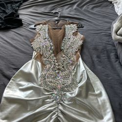 Custom Made Rhinestone Dress