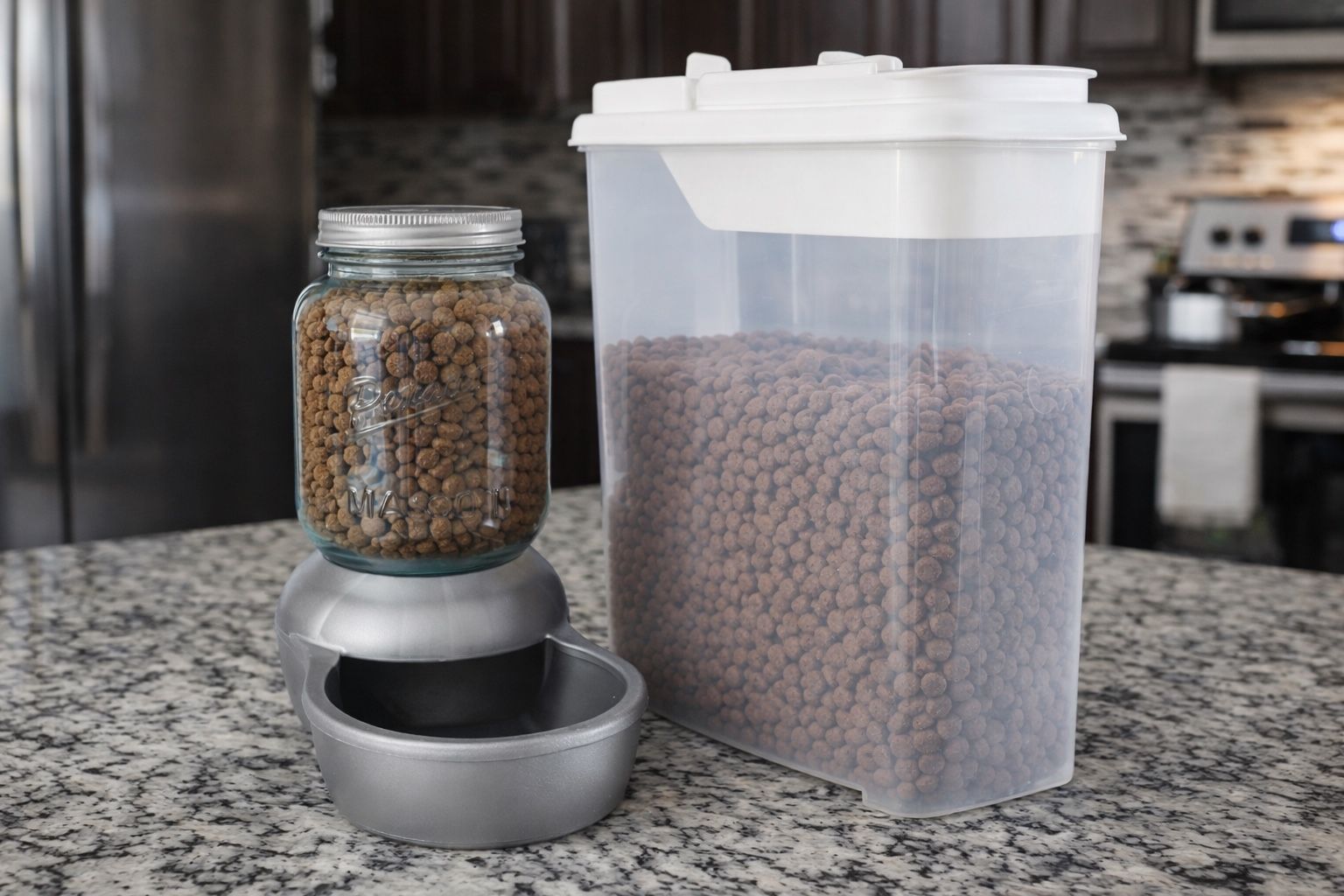 โจ Pet Food Storage Set โ Stylish & Practical ๐ถ