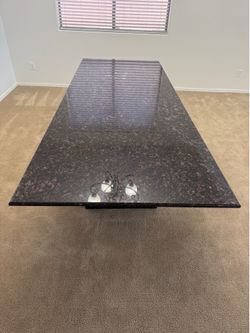Custom Solid Granite Dining Table