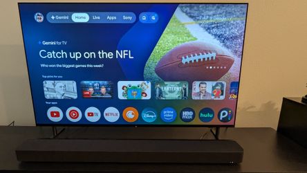 Bravia TV and Sony soundbar.  Great deal.