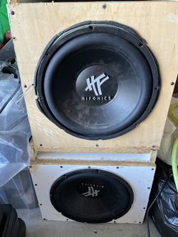 Pair Of Hifonics 12” Subwoofers