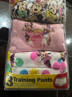 New 3 pack training underwear size 4t Minnie mousse