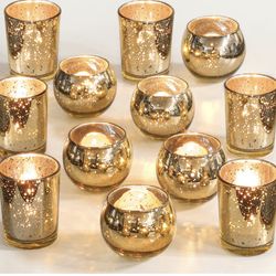 Gold Candle Holders