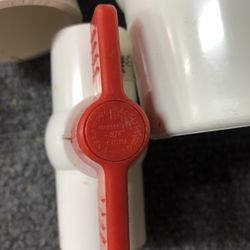 Assorted PVC ball valves  