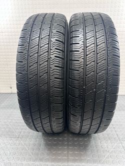 Set of 2 LikeNew tires Hankook 205/75/16C # 1455