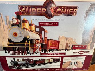 Bachmann Big Hauler Super Chief 4-6-0 electric train set G scale