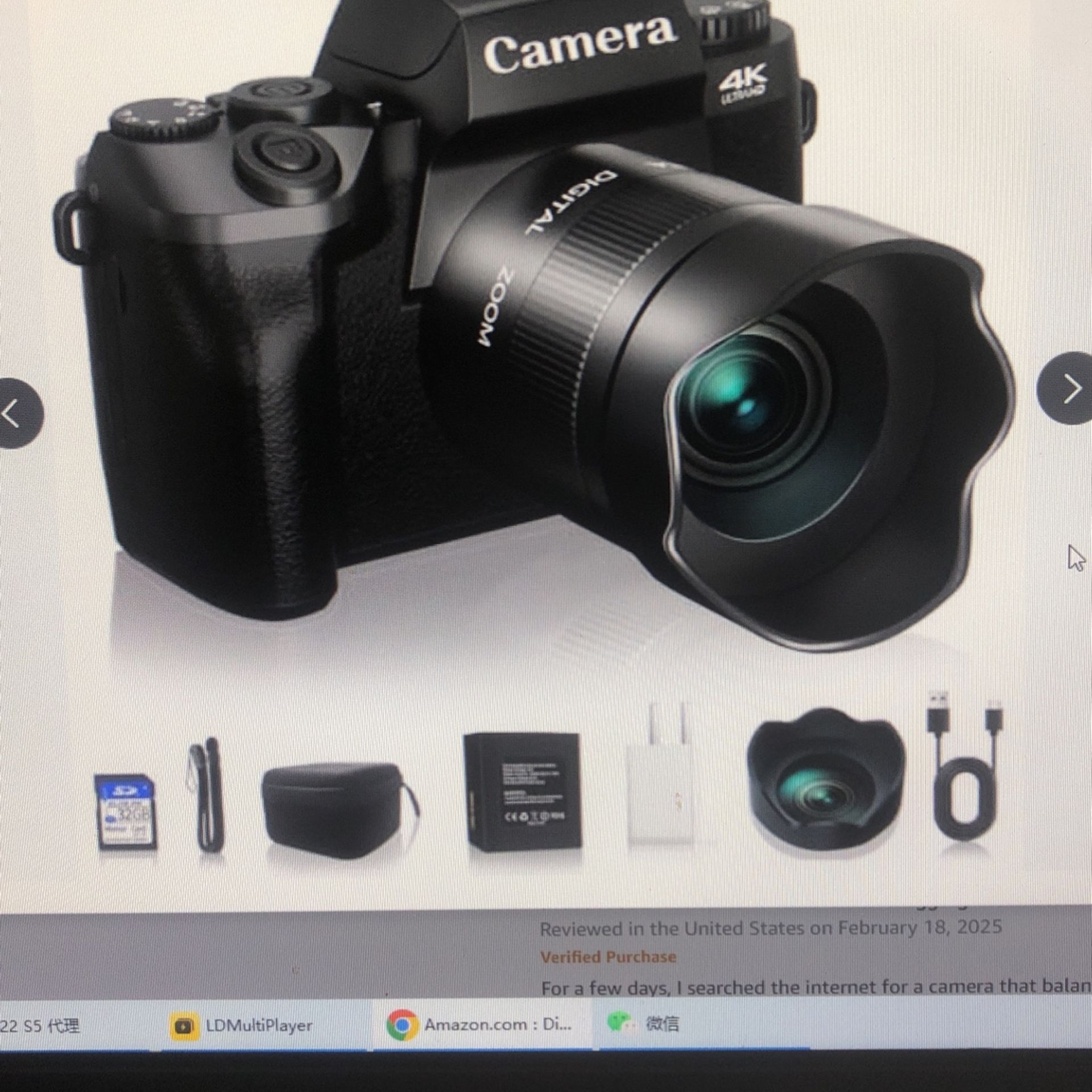 Digital Cameras for Photography, NIKICAM 4K 64MP WiFi Vlogging - Main Image