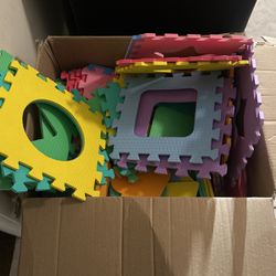 Foam puzzle mat and Toys