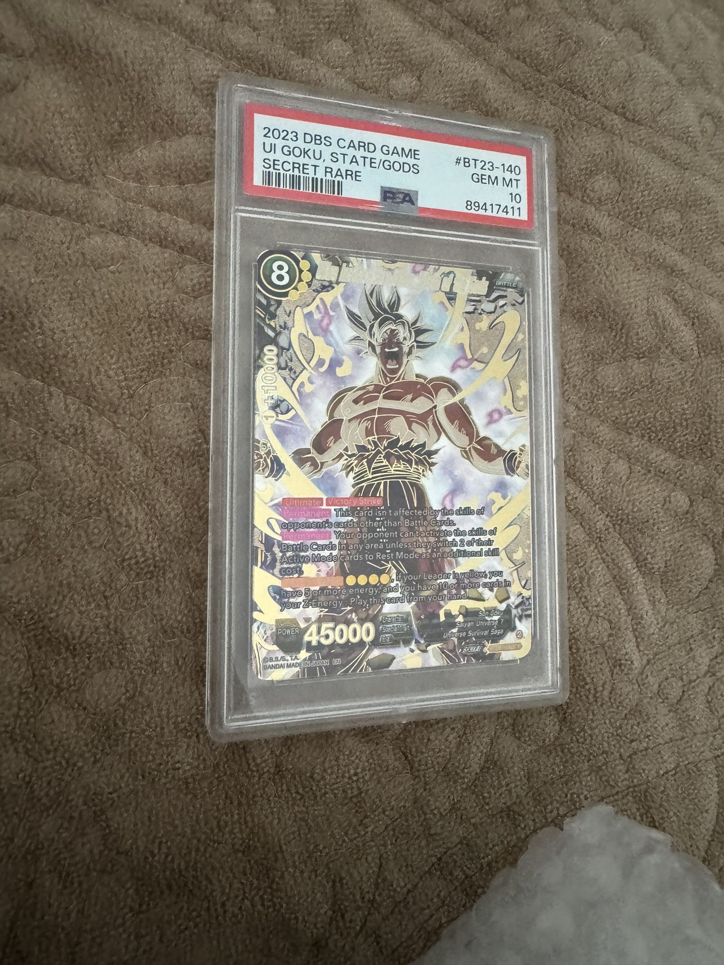 Dragon Ball Goku Card