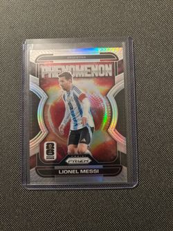 2026 Panini Prizm World Cup Lionel Messi Phenomenon Silver Refractor Argentina