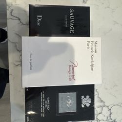 Authentic Creed, Baccarat, & Dior Sauvage Men’s Cologne