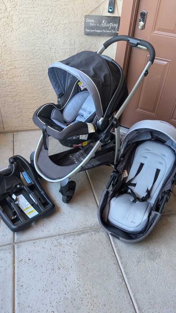 Graco 3 In 1 Stroller 