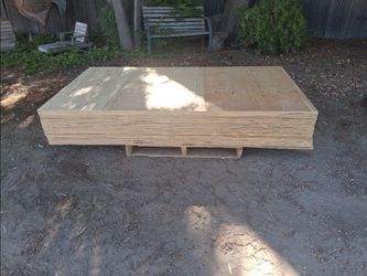 1/2  plywood sheets.