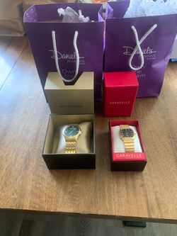 Caravelle Gold-Tone Watch in Box