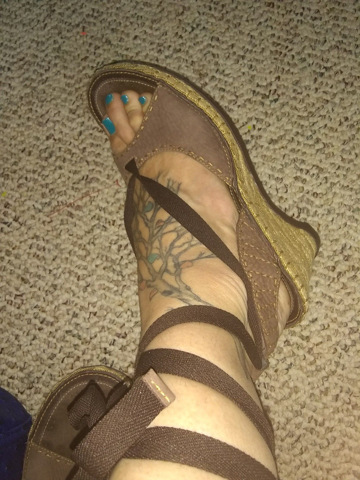 Indigo sandals size 9 1/2
