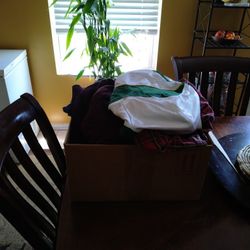 Box of Men's M/L Clothes