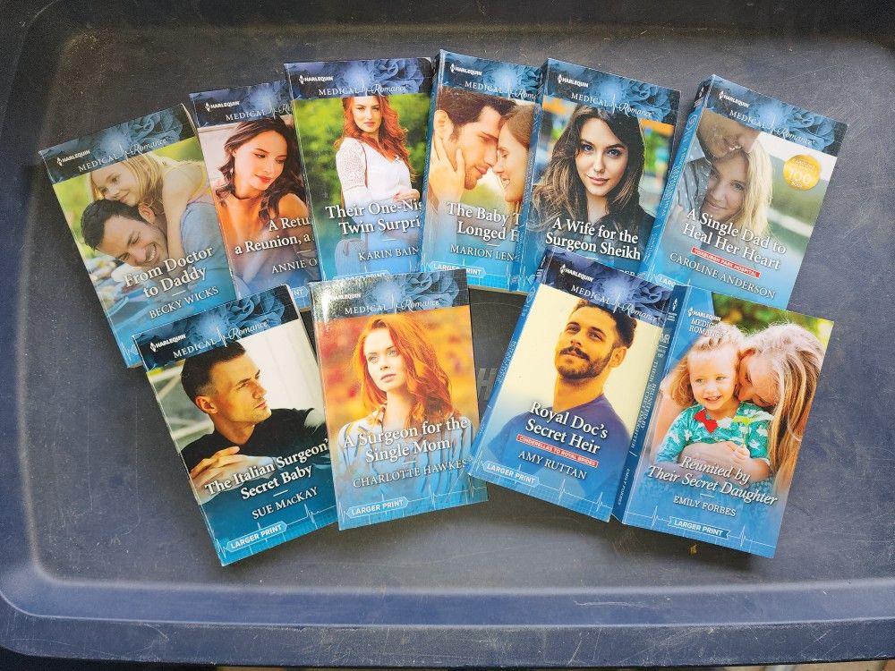 Harlequin Medical Romance books. 10 books.