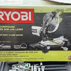Ryobi Mitre Saw With Lazer