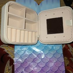 Jewelry Box With Mirror And Compartment Mirror 